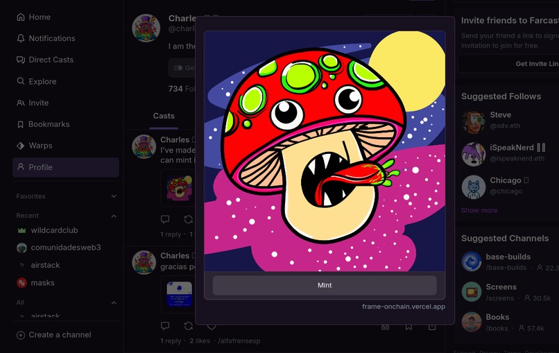 frame-onchain-farcaster – screenshot 1
