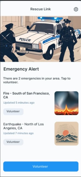 Rescue link – screenshot 2