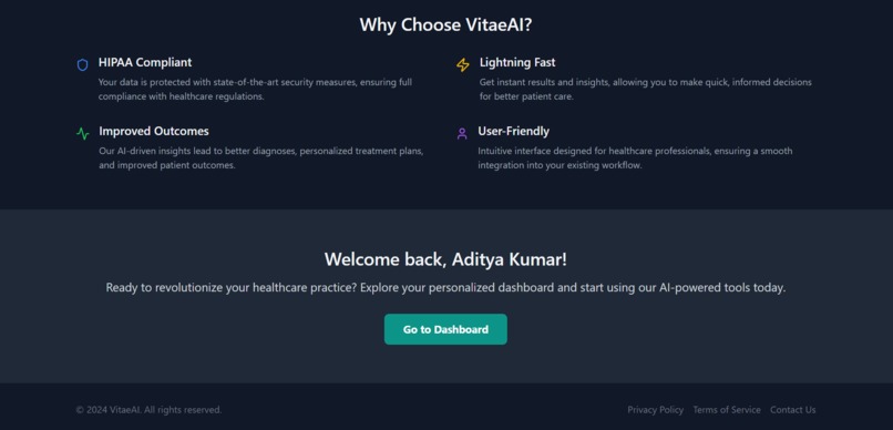 VitaeAI : AI Powered HealthCare App – screenshot 2
