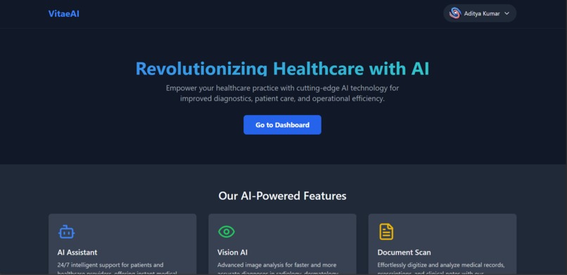 VitaeAI : AI Powered HealthCare App – screenshot 1