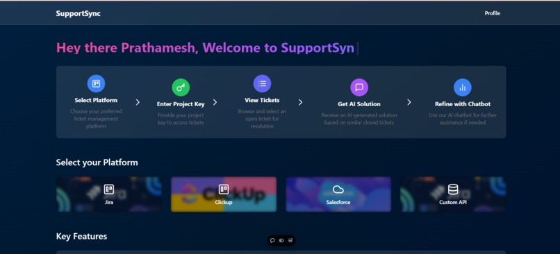SupportSync – screenshot 2