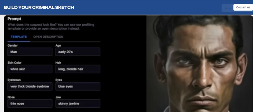 Criminal Sketch Artificial Inteligence – screenshot 1
