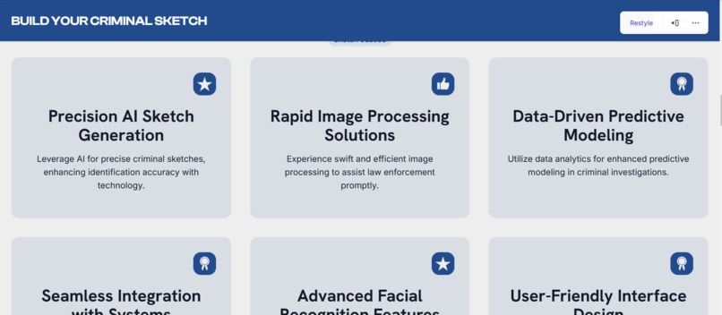 Criminal Sketch Artificial Inteligence – screenshot 3