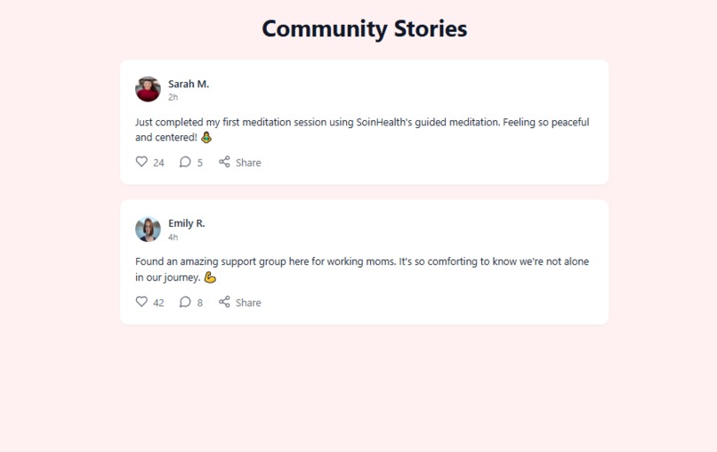 SoinHealth – screenshot 2