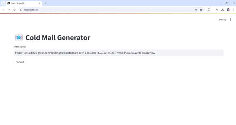 COLD EMAIL TEMPLATE GENERATOR  – screenshot 2