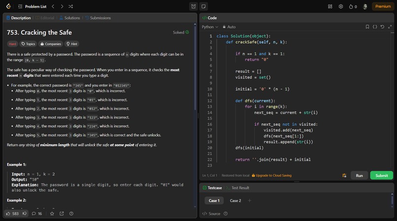 Solve a common coding interview question – screenshot 1