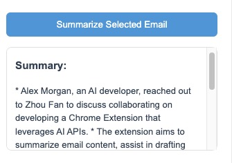 MailMate AI - An AI assistant for Gmail email management – screenshot 1
