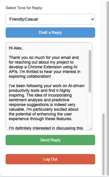 MailMate AI - An AI assistant for Gmail email management – screenshot 2