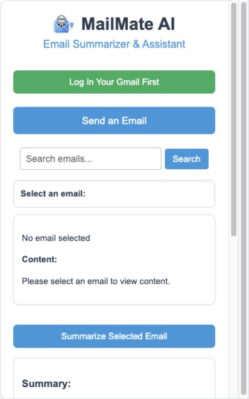 MailMate AI - An AI assistant for Gmail email management – screenshot 3