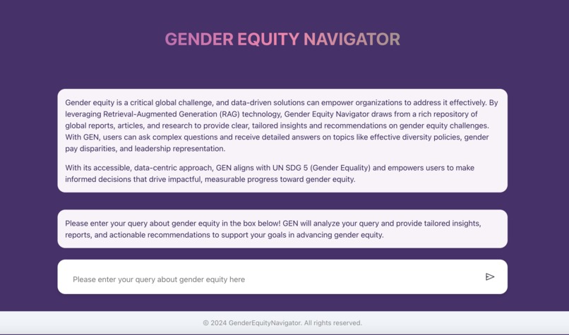 Gender-Equity-Navigator – screenshot 1