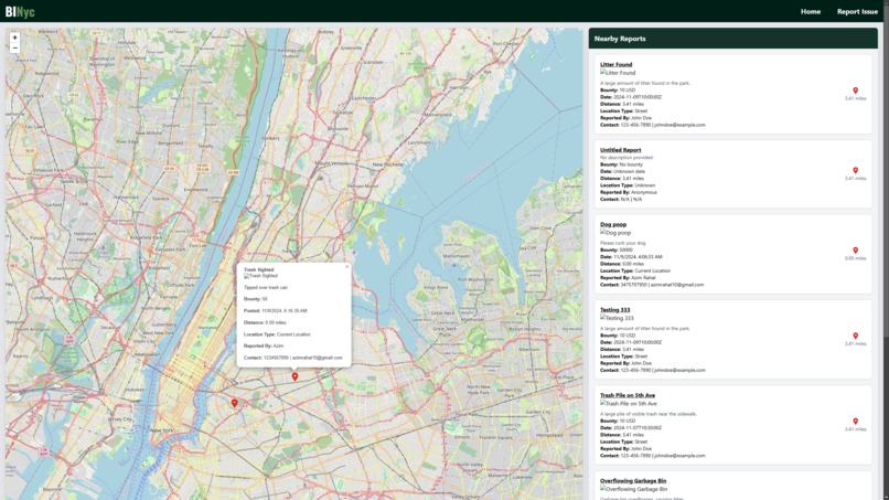 BINyc – screenshot 2