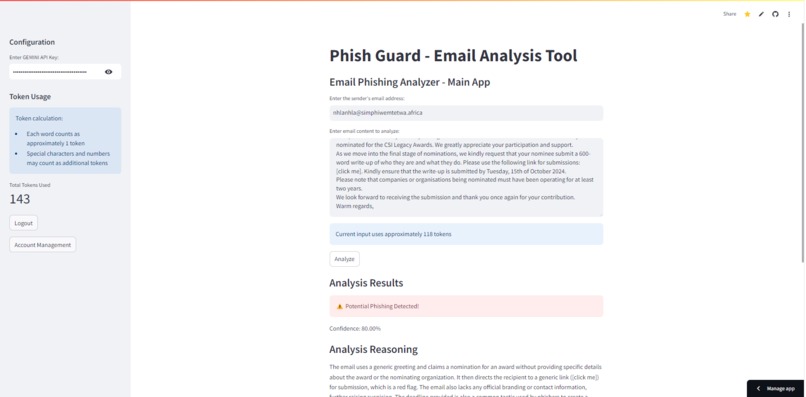 PhishGuard – screenshot 1