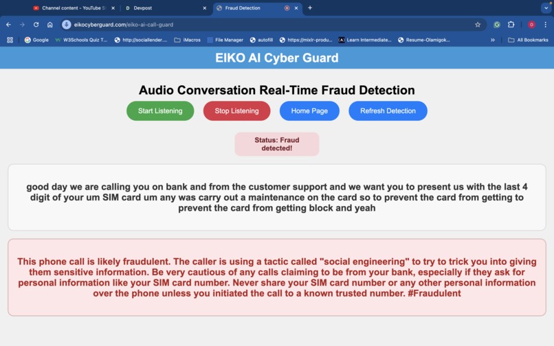 Eiko AI Cyber Guard – screenshot 4