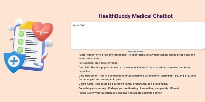 Medical Chatbot  – screenshot 2