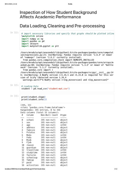 Inspection Student Background Affecting Academics – screenshot 1