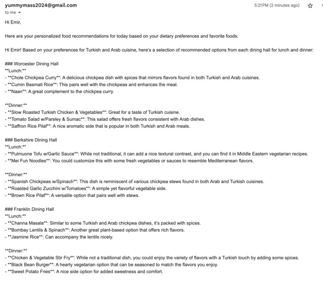 YuMass – screenshot 2