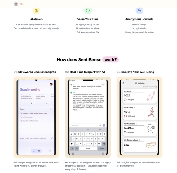 SentiSense – screenshot 1