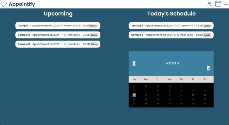 Appointify  – screenshot 1