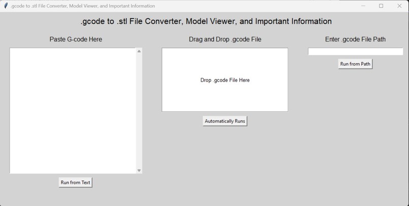 G-Code to STL converter + 3D Model + Key Printer Information – screenshot 7