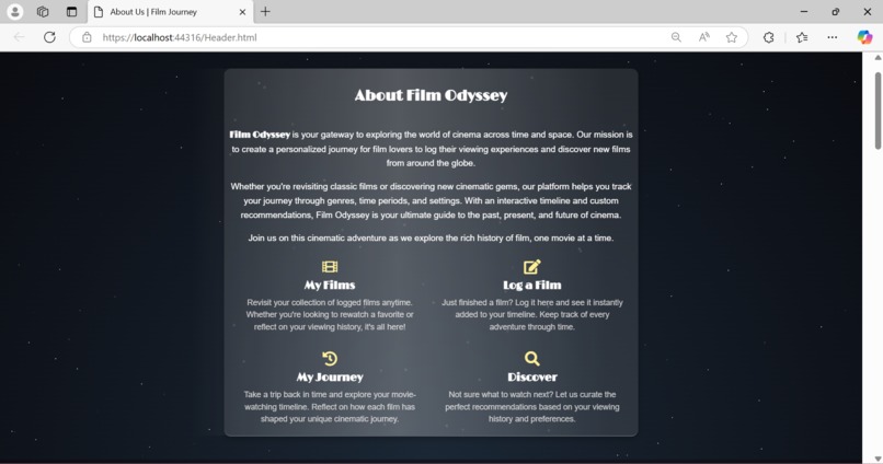 Film Odyssey – screenshot 2