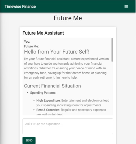 Timewise Finance – screenshot 3