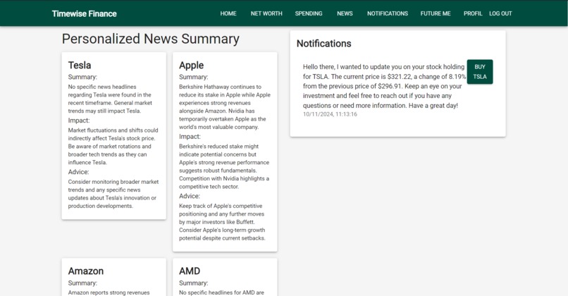 Timewise Finance – screenshot 4