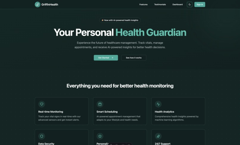 GriffinHealth – screenshot 1