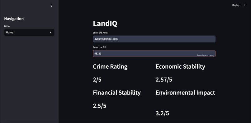 LandIQ – screenshot 1