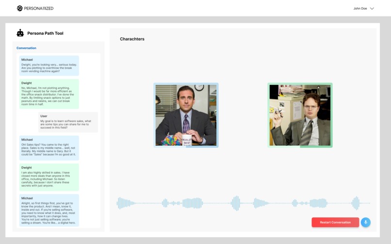 Persona11ized – screenshot 1