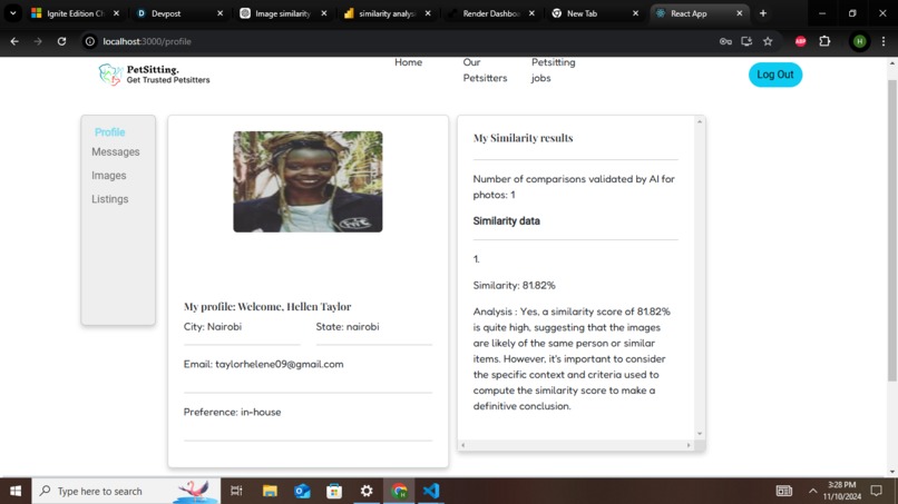Petsitting and user analytics. – screenshot 11