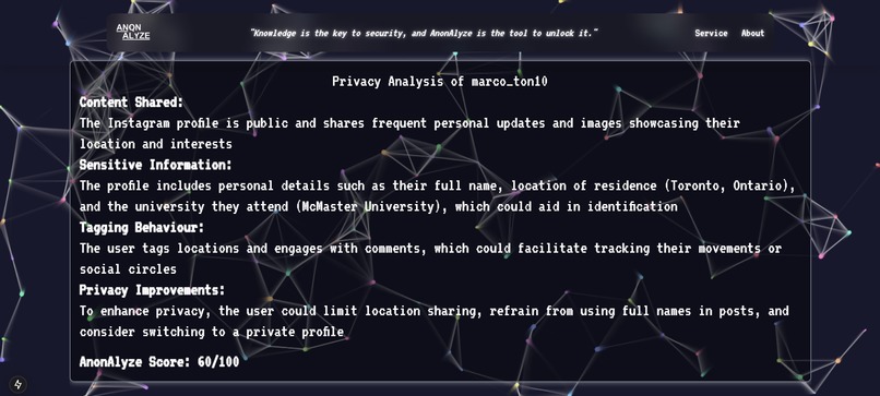 AnonAlyze – screenshot 4