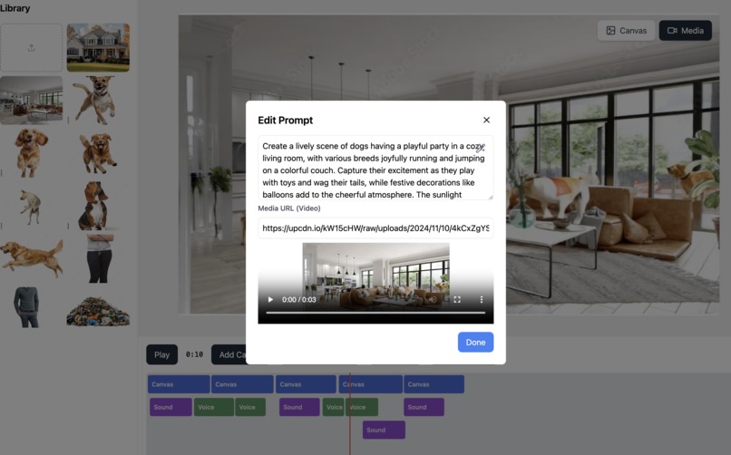 Storyboard – screenshot 1
