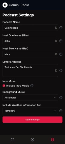 Gemini Radio – screenshot 1
