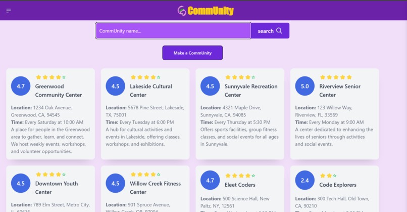 CommUnity – screenshot 1