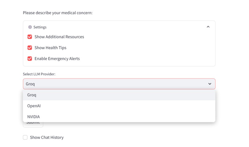 Enhanced Medical RAG Bot – screenshot 3