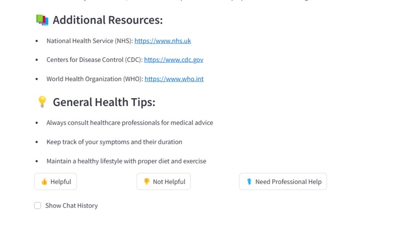 Enhanced Medical RAG Bot – screenshot 4