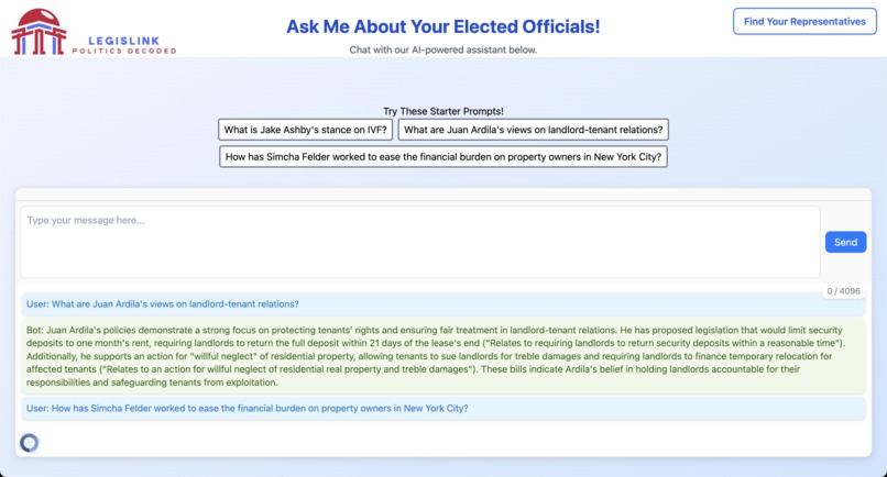 LegisLink – screenshot 1
