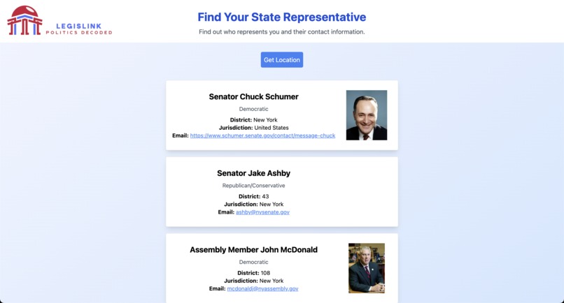 LegisLink – screenshot 2