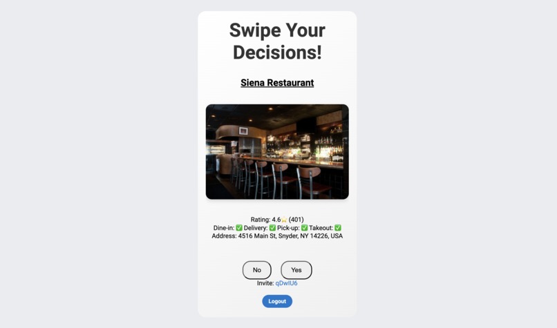 FoodSwipe – screenshot 3