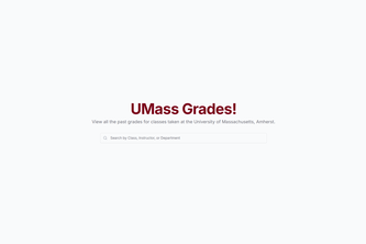 UMassGrades 