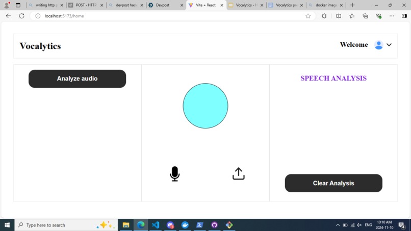 Vocalytics – screenshot 1
