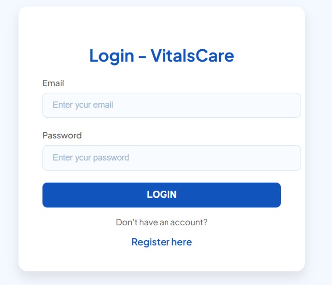 VitalsCare: Remote Patient Monitoring System – screenshot 7