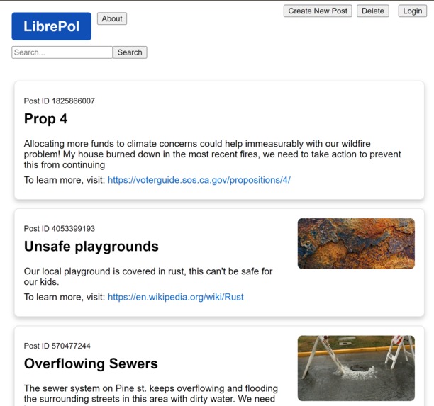 LibrePol – screenshot 1