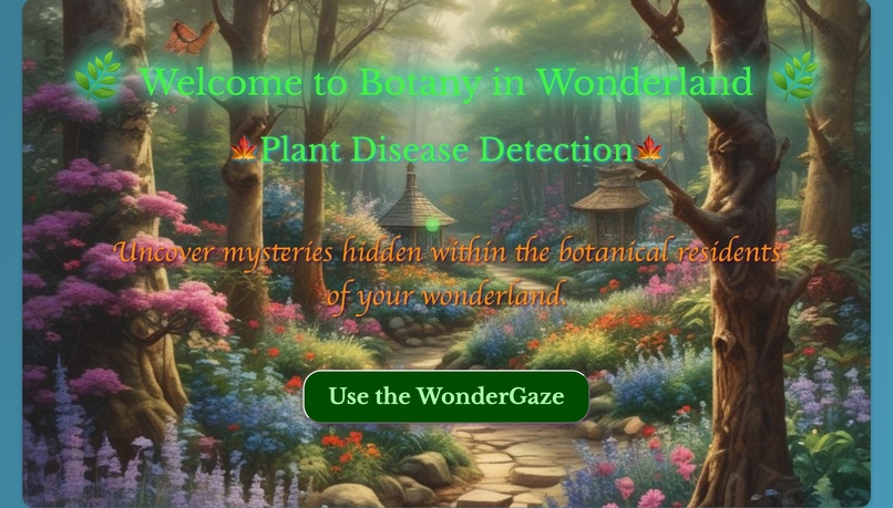 WonderGaze - Plant Disease Detection System – screenshot 1