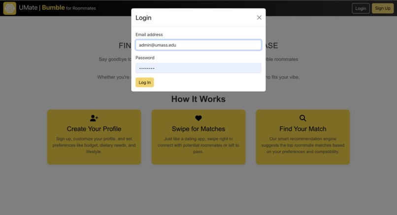 UMate : Bumble for Roommates – screenshot 3