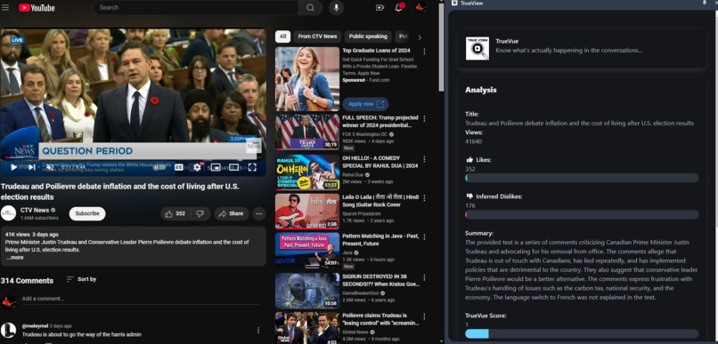 True View: Bringing attention to true viewer opinions – screenshot 3