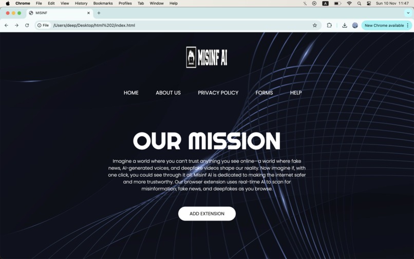 MISINF AI  – screenshot 3
