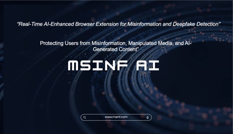 MISINF AI  – screenshot 2