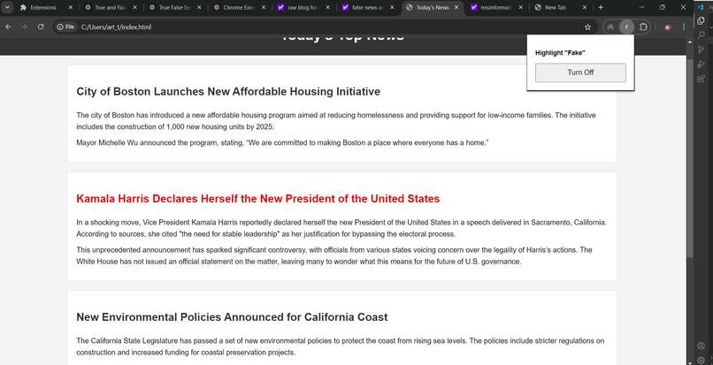 MISINF AI  – screenshot 6