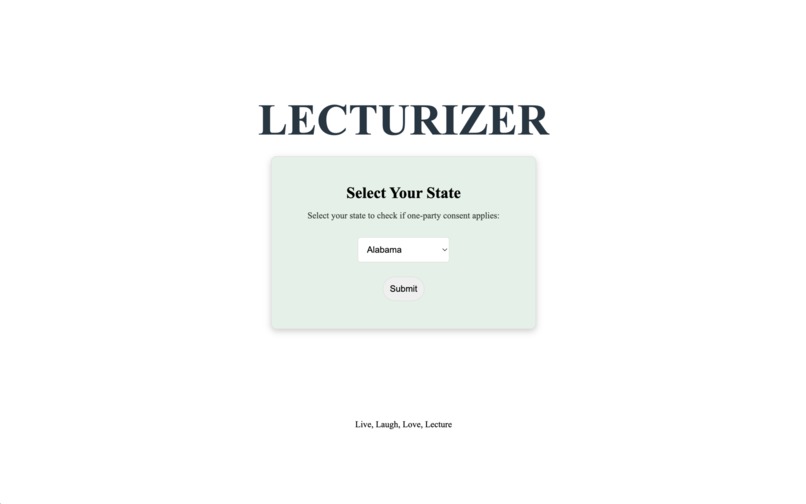 Lecturizer – screenshot 1